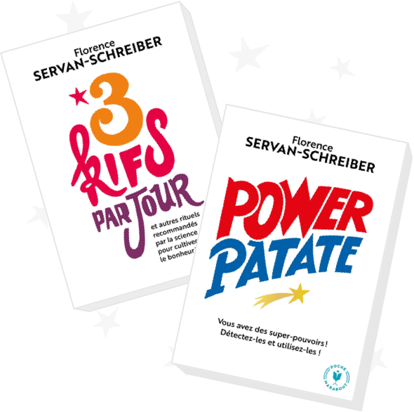 livres : 3 kifs par jour et Power Patate par Florence Servan-Schreiber