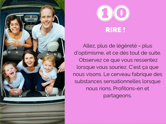 Rire  - Diaporama 10 exercices pour développer votre Optimisme