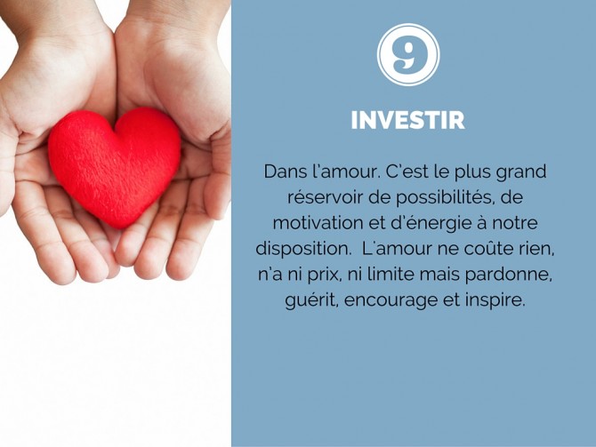 Investir  - Diaporama 10 exercices pour développer votre Optimisme