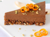 Recette du gâteau cru chocolat orange façon Cheesecake