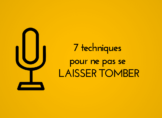 Diaporama 7 techniques pour ne pas se laisser tomber