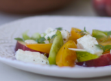 Recette de la salade d'été aux amandes fraîches