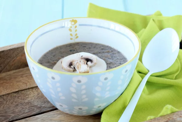 Soupe champignons et châtaignes