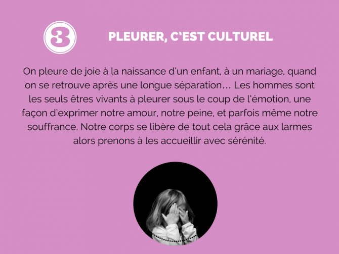 Pleurer c'est culturel
