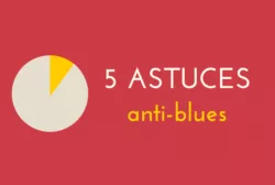 5 astuces anti-blues, l'infographie