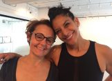 Avec la créatrice de l'IntenSati, Patricia Moreno