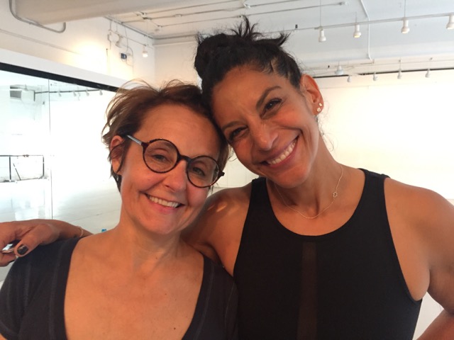 Avec la créatrice de l'IntenSati, Patricia Moreno