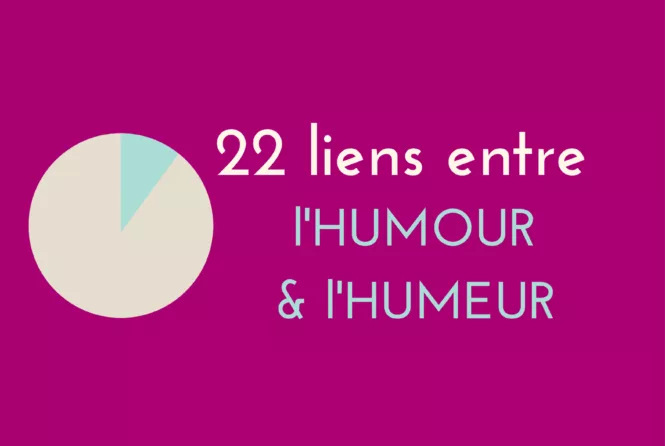 infographie : 22 liens entre l'humour et l'humeur